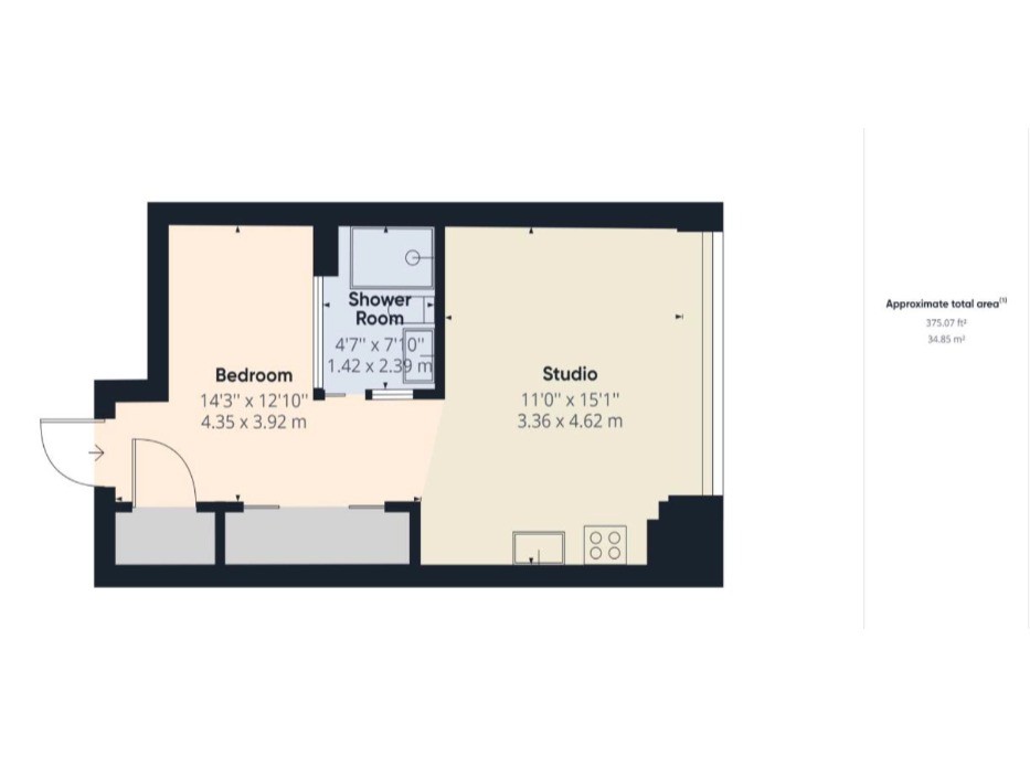 Canary wharf｜Fairmont Avenue｜1B1B
