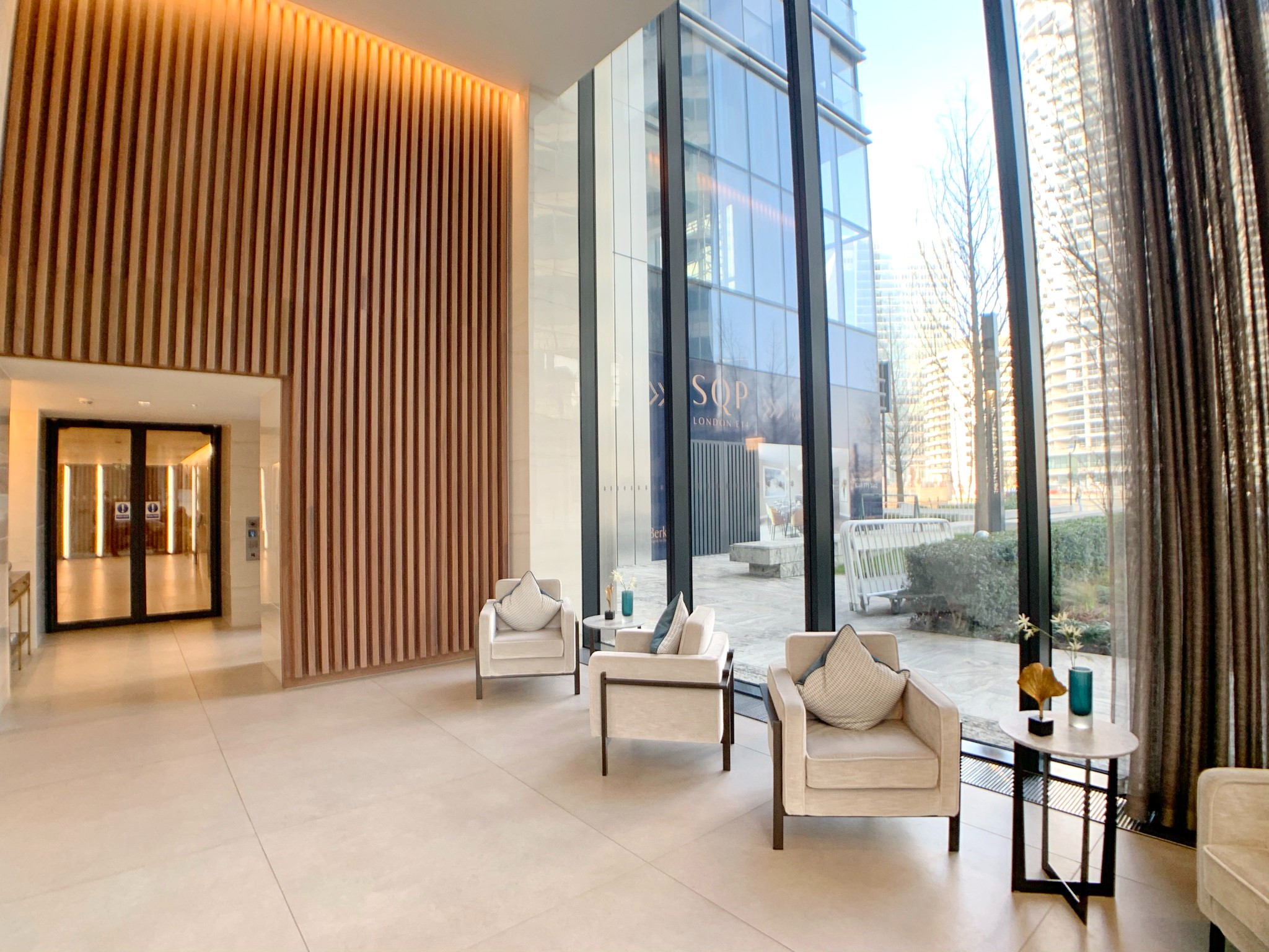 Canary wharf｜Hampton Tower 1611｜1B1B 已下