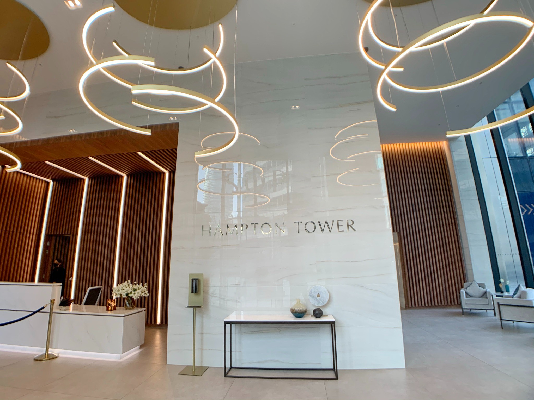 Canary wharf｜Hampton Tower 1611｜1B1B 已下