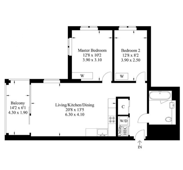 Elephant & Castle｜Baldwin Point｜2B1B