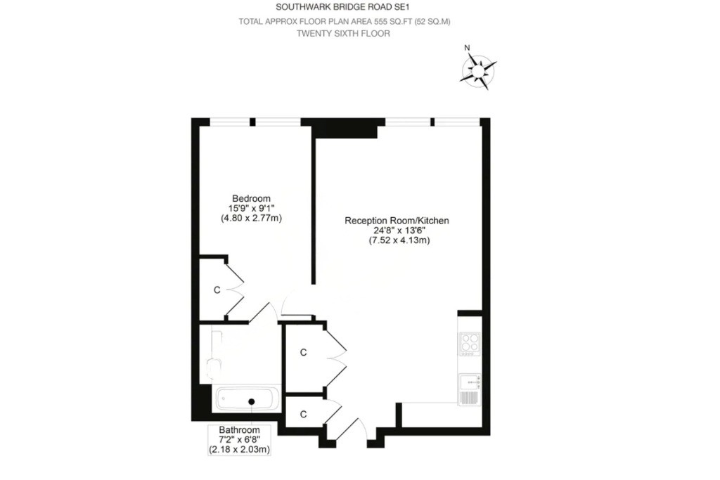 Elephant & Castle丨丨251 Southwark Bridge Road1B1B已下