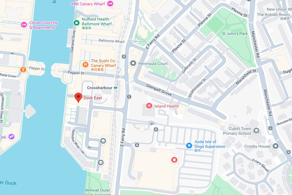 Canary Wharf丨Dock East Apartments丨2B2B已下