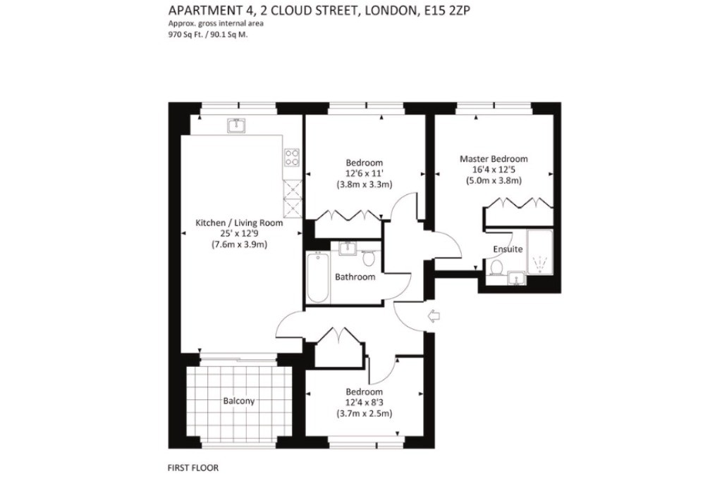 Stratford丨Cloud Street 3 Bedroom Flat丨3B2B已下