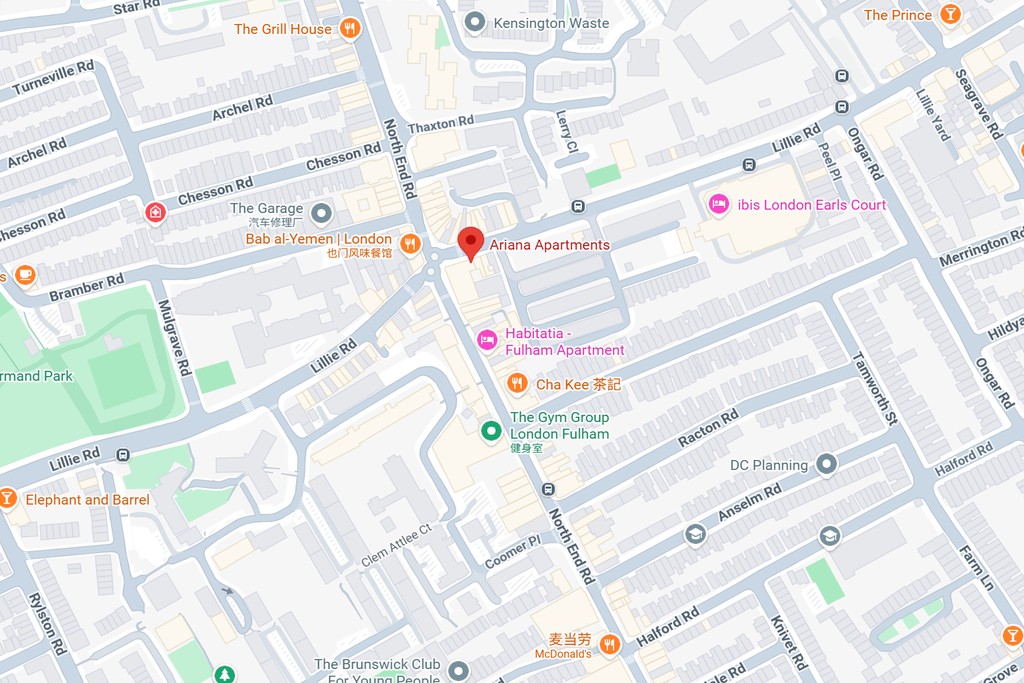 Fulham／West Brompton丨Ariana Apartments丨2B2B